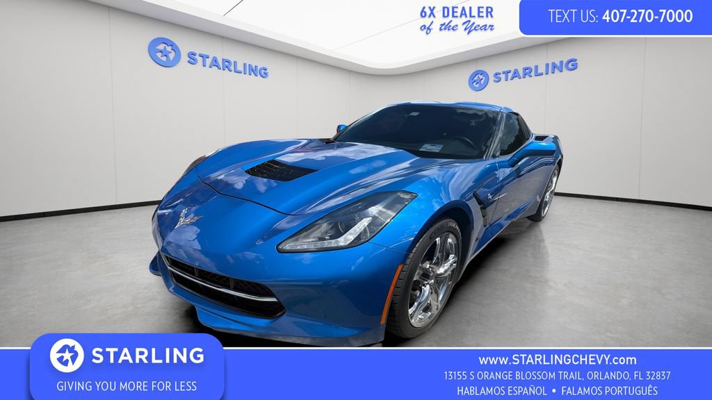 Used 2016 Chevrolet Corvette Stingray Coupe w/ Battery Protection Package RWD image 1