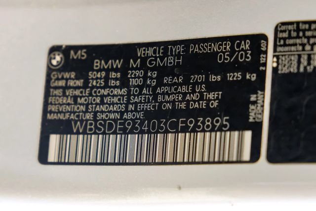 Used 2003 BMW M5 RWD image 70
