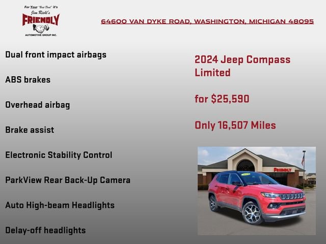 Used 2024 Jeep Compass Limited image 20
