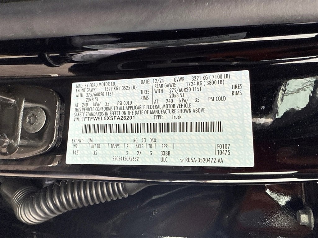 New 2025 Ford F150 Lariat w/ Equipment Group 501A Mid image 40