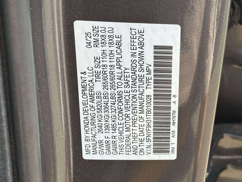 Certified 2026 Honda Passport RTL image 16