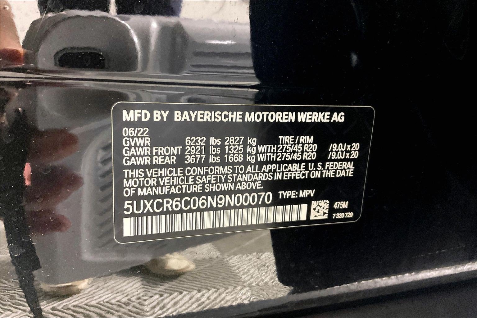 Certified 2022 BMW X5 xDrive40i w/ Premium Package AWD/4WD image 4