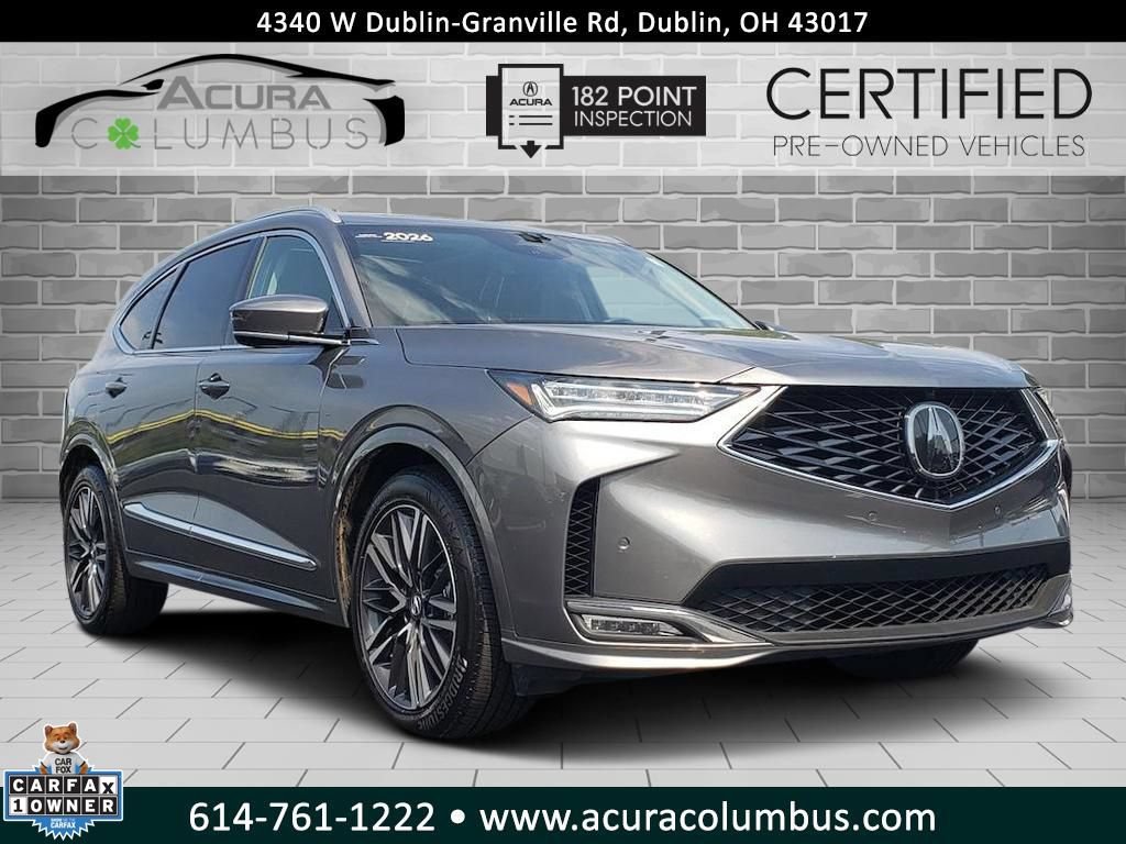 Certified 2026 Acura MDX w/ Advance Package AWD/4WD image 1