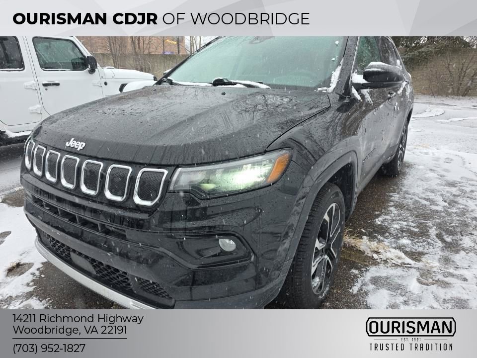 Used 2022 Jeep Compass Limited w/ Sun and Sound Group image 1