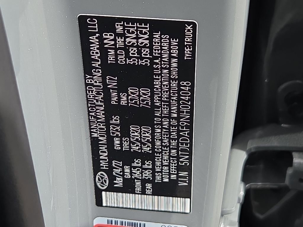 Used 2022 Hyundai Santa Cruz Limited image 30