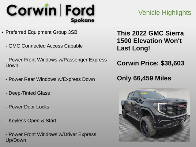 Used 2022 GMC Sierra 1500 Elevation image 6