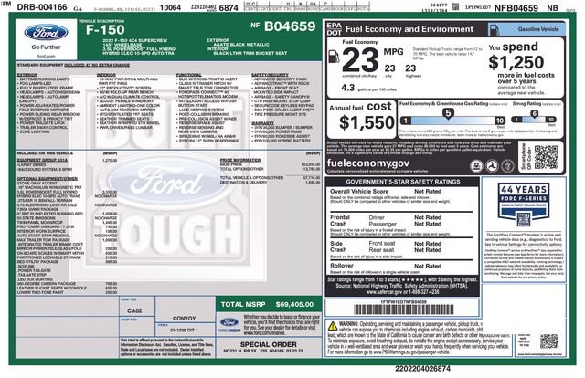 Used 2022 Ford F150 Lariat w/ Max Trailer Tow Package AWD/4WD image 28