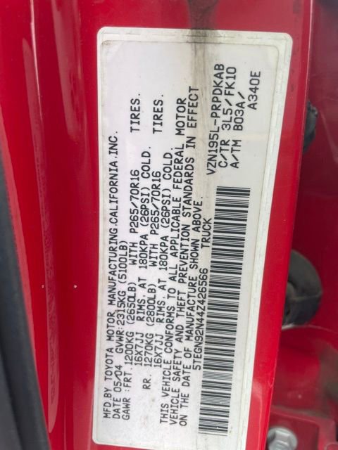 Used 2004 Toyota Tacoma PreRunner RWD image 31