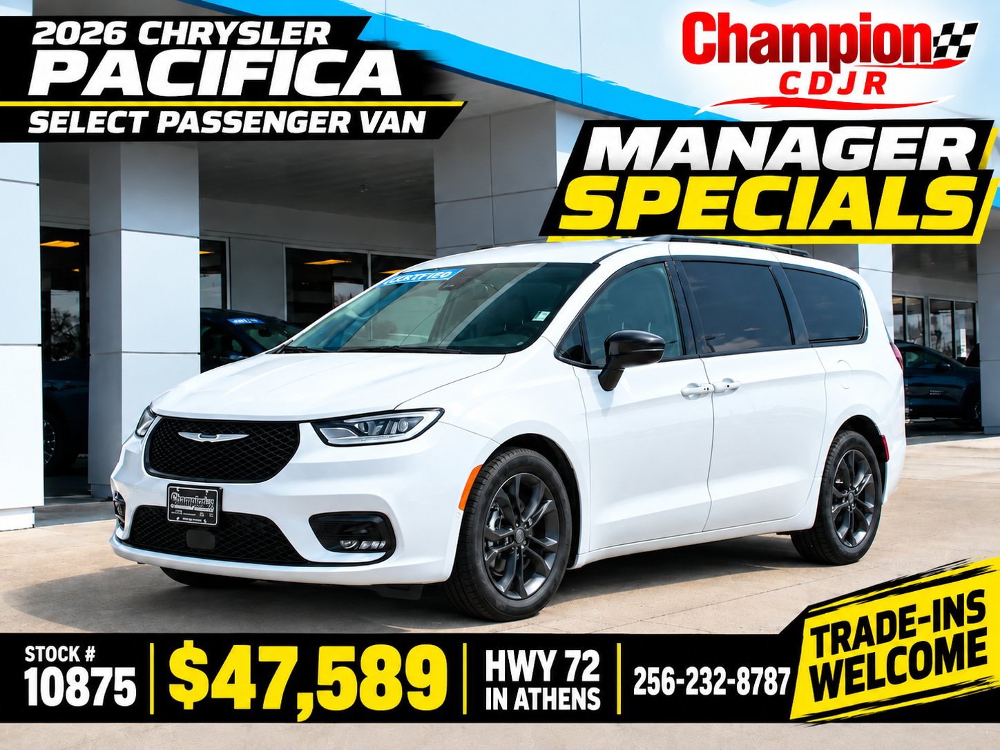 New 2026 Chrysler Pacifica Select FWD image 1