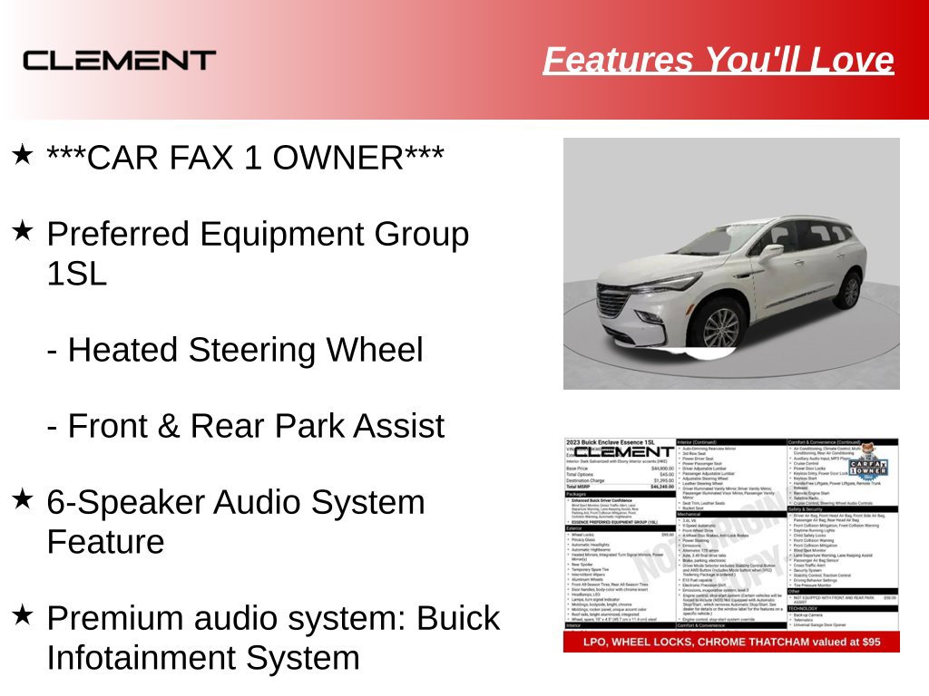 Used 2023 Buick Enclave Essence FWD image 10