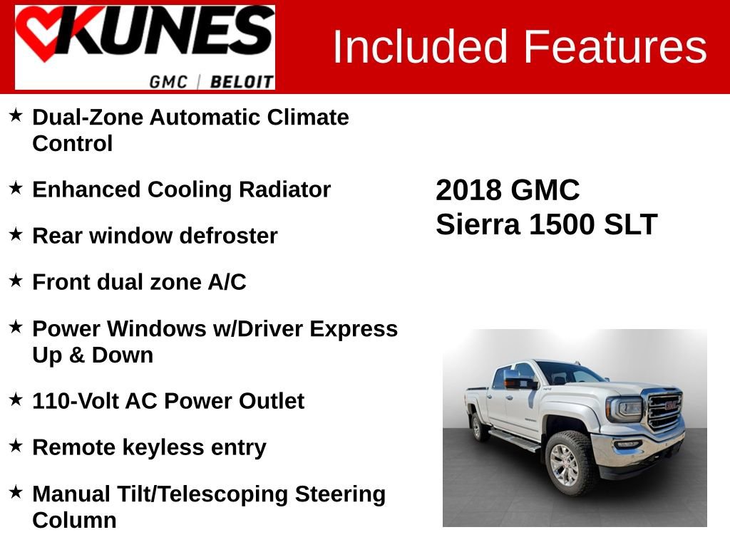 Used 2018 GMC Sierra 1500 SLT w/ Max Trailering Package image 3