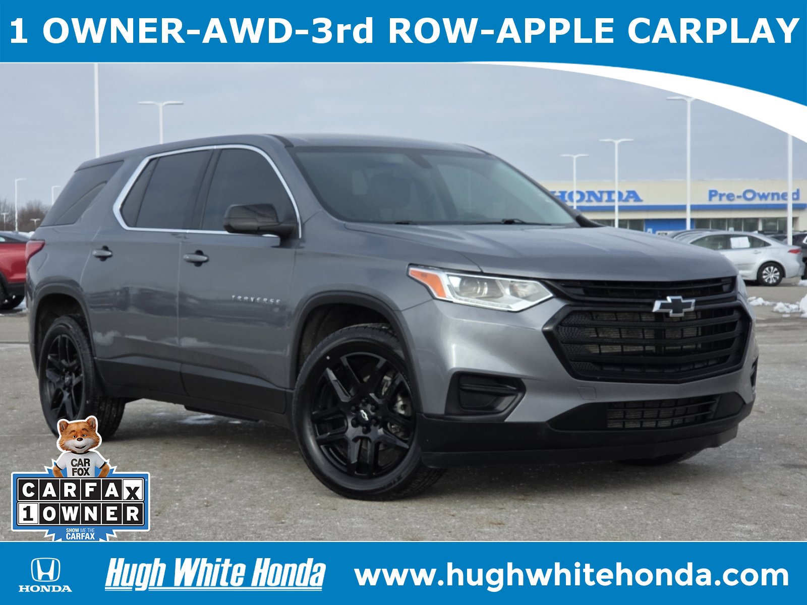 Used 2021 Chevrolet Traverse LS w/ LPO, Black Accent Package image 1