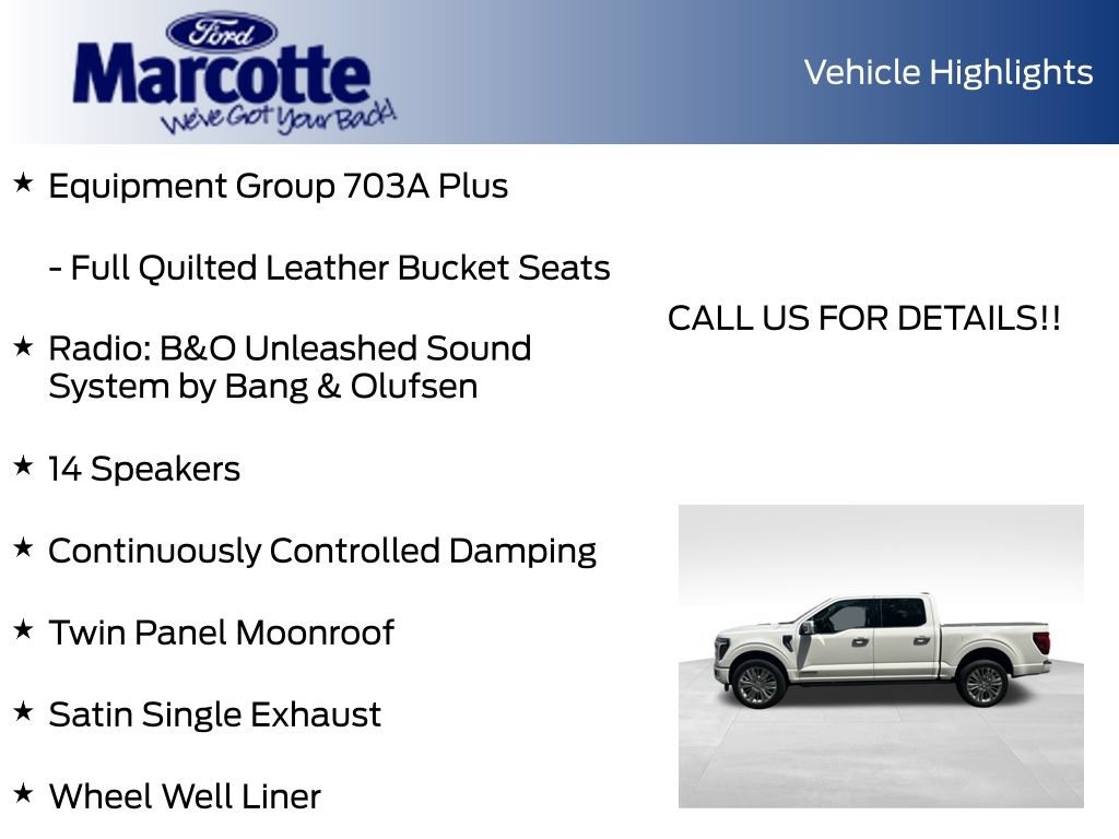 Used 2024 Ford F150 Platinum w/ Equipment Group 703A Plus AWD/4WD image 24