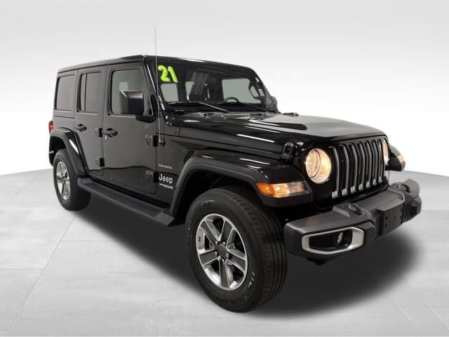 Used 2021 Jeep Wrangler Unlimited Sahara w/ Uconnect 4C Nav & Sound Group image 5