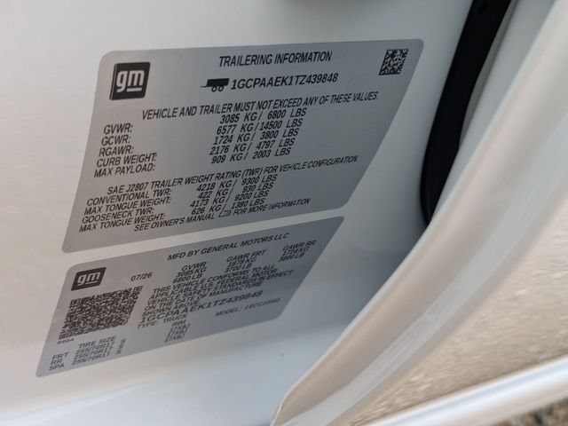 New 2026 Chevrolet Silverado 1500 W/T w/ WT Value Package RWD image 33