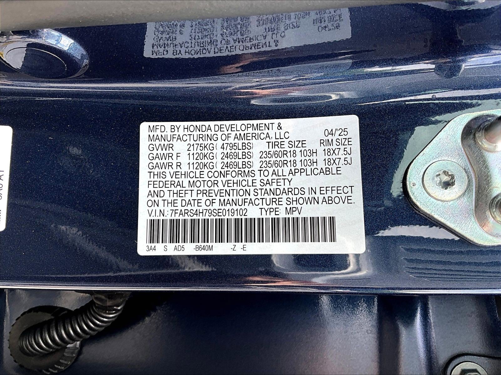 Certified 2025 Honda CR-V EX-L image 19