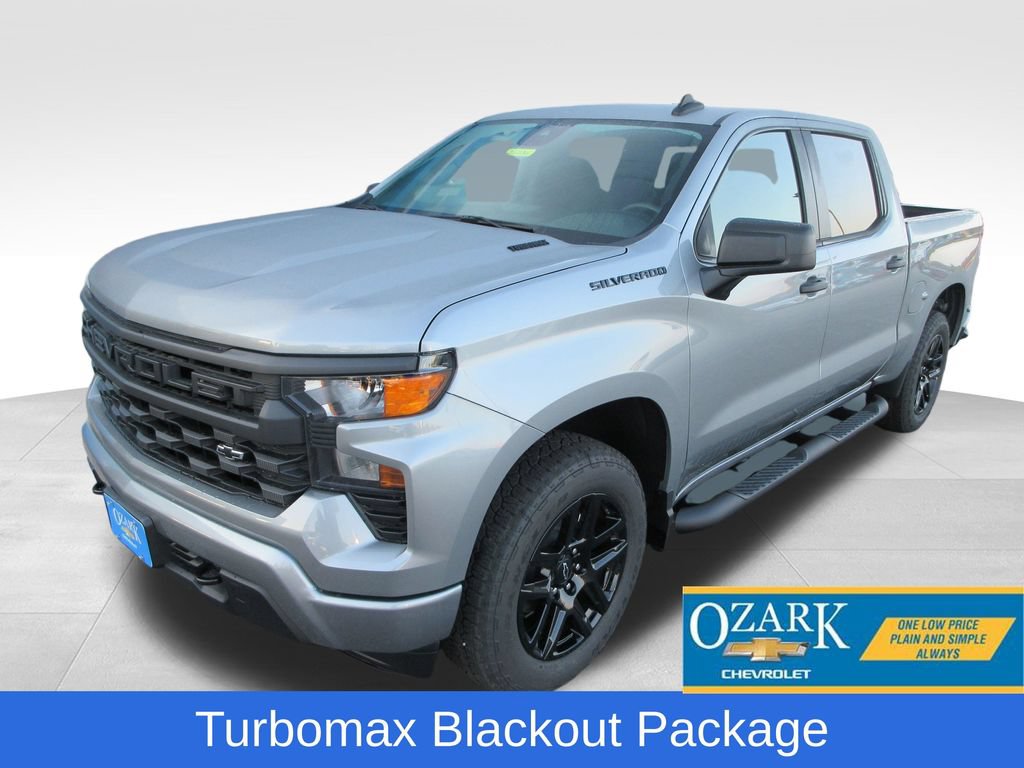 New 2026 Chevrolet Silverado 1500 Custom w/ Turbomax Blackout Package