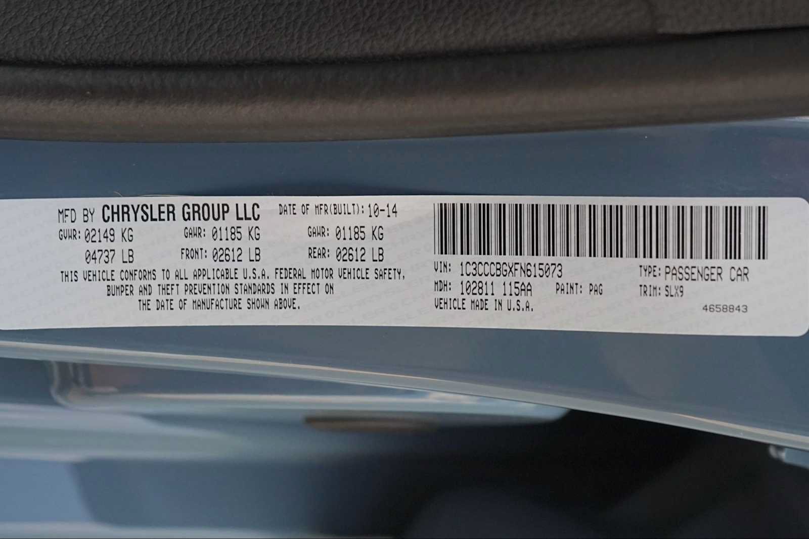 Used 2015 Chrysler 200 S w/ Navigation & Sound Group I FWD image 30