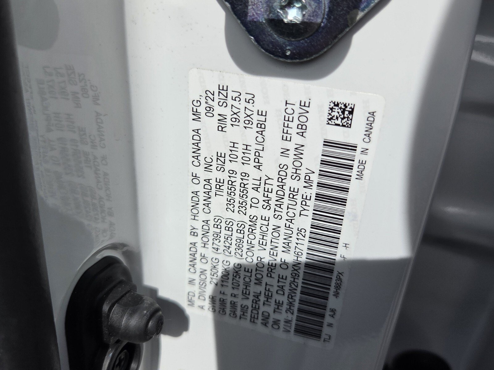 Used 2022 Honda CR-V Touring image 26