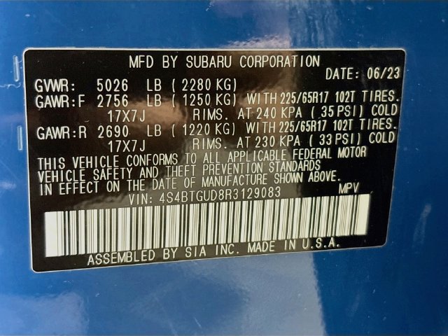 Used 2024 Subaru Outback Wilderness AWD/4WD image 35