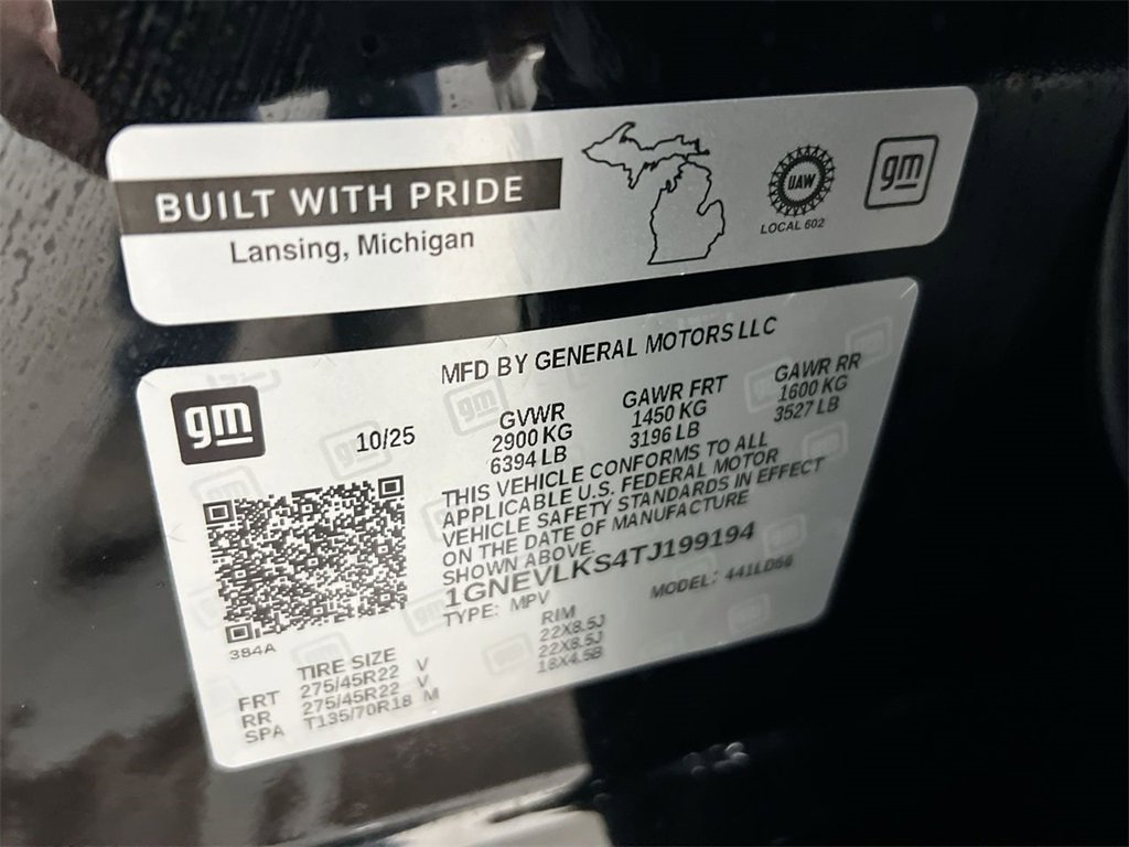 New 2026 Chevrolet Traverse RS w/ LPO, Floor Liner Package image 29