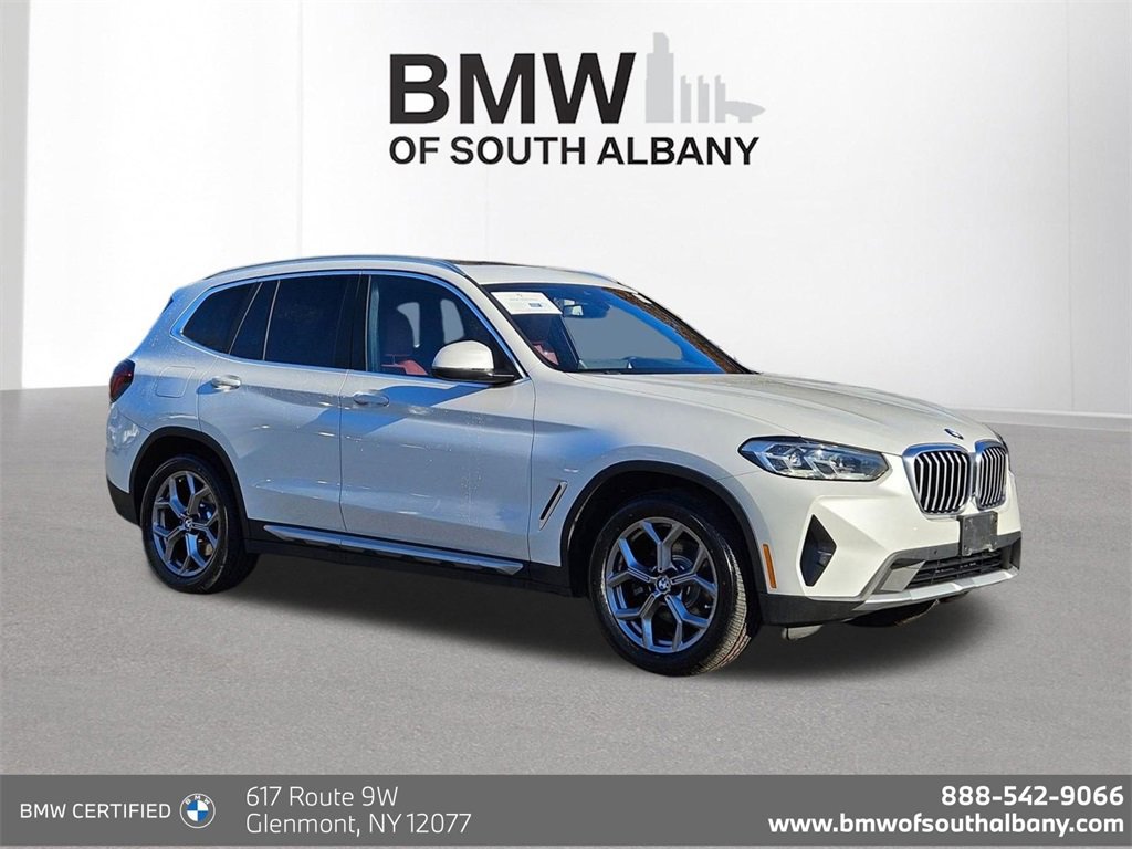 Certified 2022 BMW X3 xDrive30i w/ Premium Package 2 (ZPA) image 1