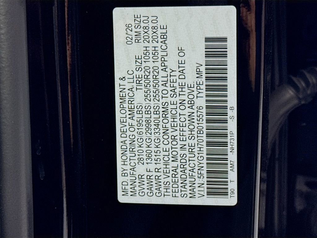 New 2026 Honda Pilot Touring image 44