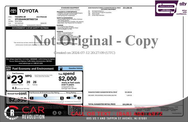 Used 2024 Toyota Tacoma SR image 8