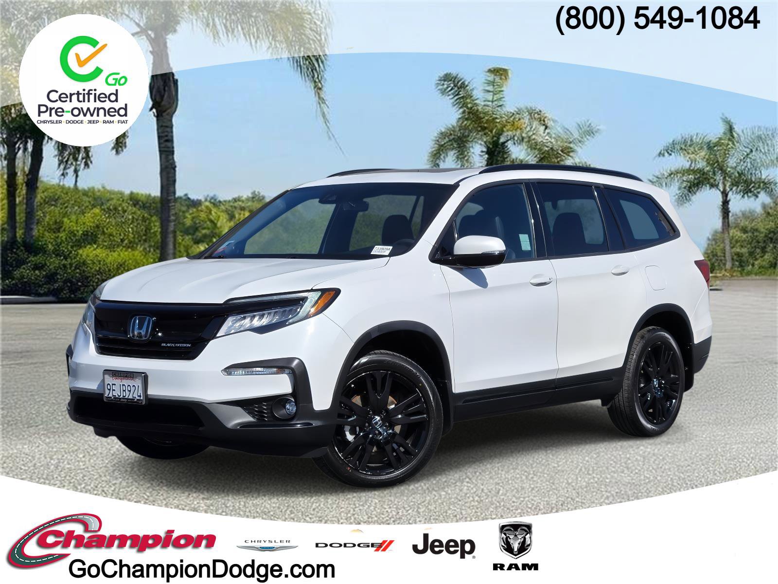 Used 2022 Honda Pilot Black Edition