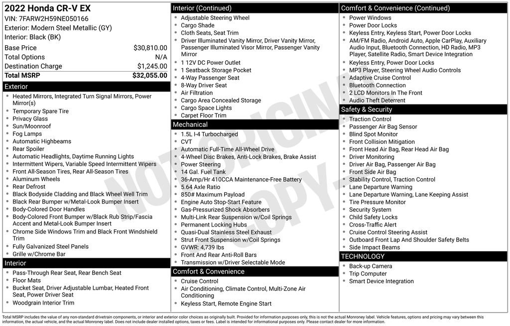 Used 2022 Honda CR-V EX image 22