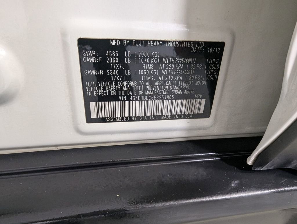 Used 2014 Subaru Outback 2.5i Limited w/ Moonroof Package image 26