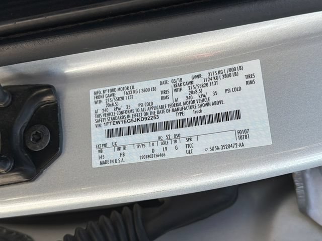 Used 2018 Ford F150 Lariat w/ Equipment Group 502A Luxury AWD/4WD image 30
