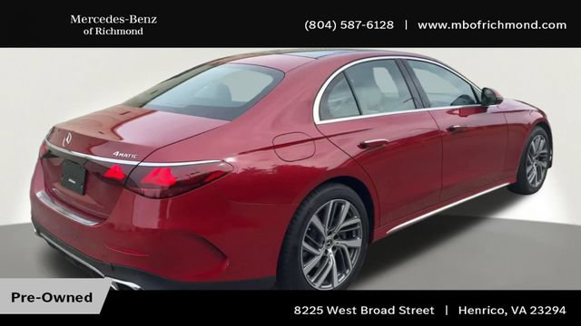 Used 2025 Mercedes-Benz E 350 4MATIC Sedan image 2
