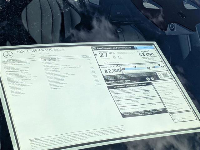 New 2026 Mercedes-Benz E 350 4MATIC Sedan image 18