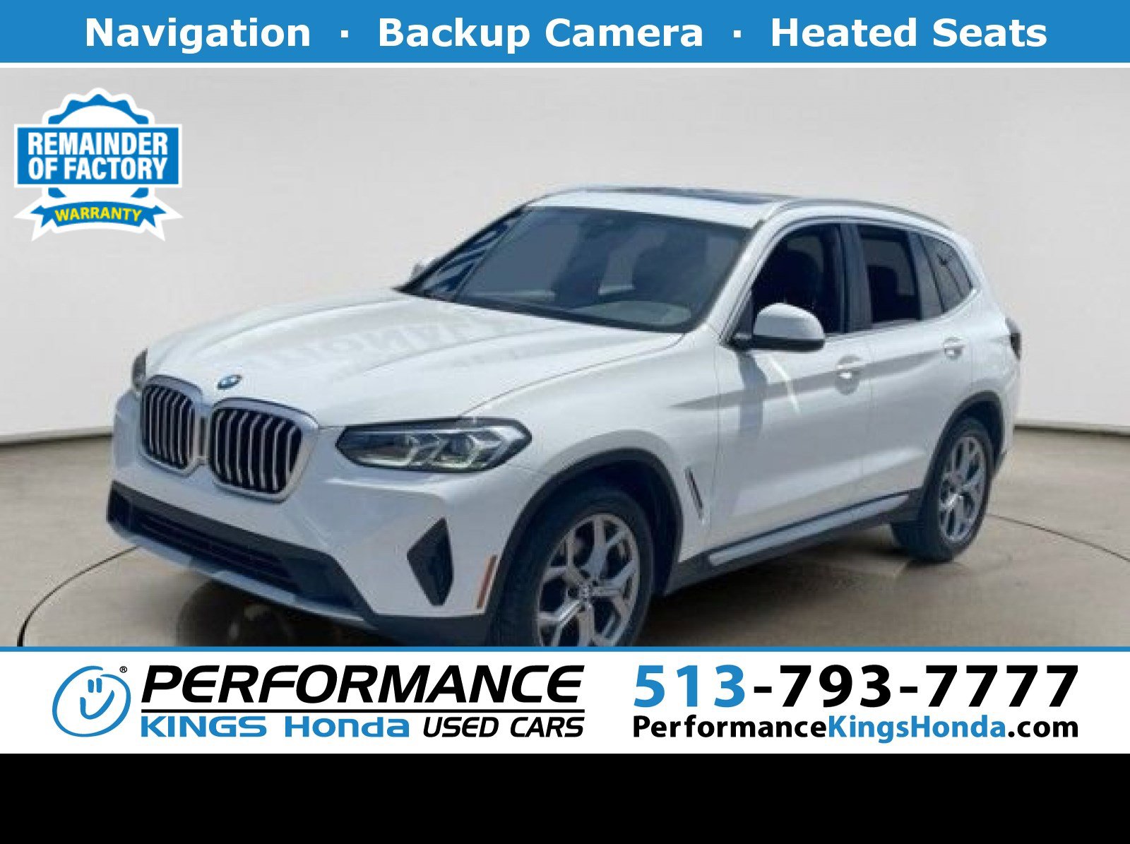 Used 2022 BMW X3 xDrive30i w/ Convenience Package