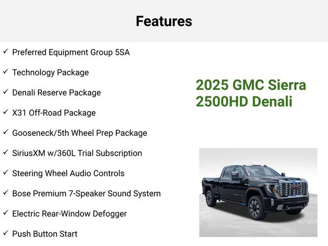 New 2025 GMC Sierra 2500 Denali w/ Denali Reserve Package image 11