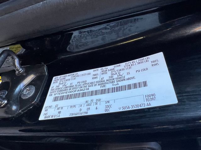 Used 2016 Ford F150 Platinum w/ Equipment Group 701A Luxury image 38