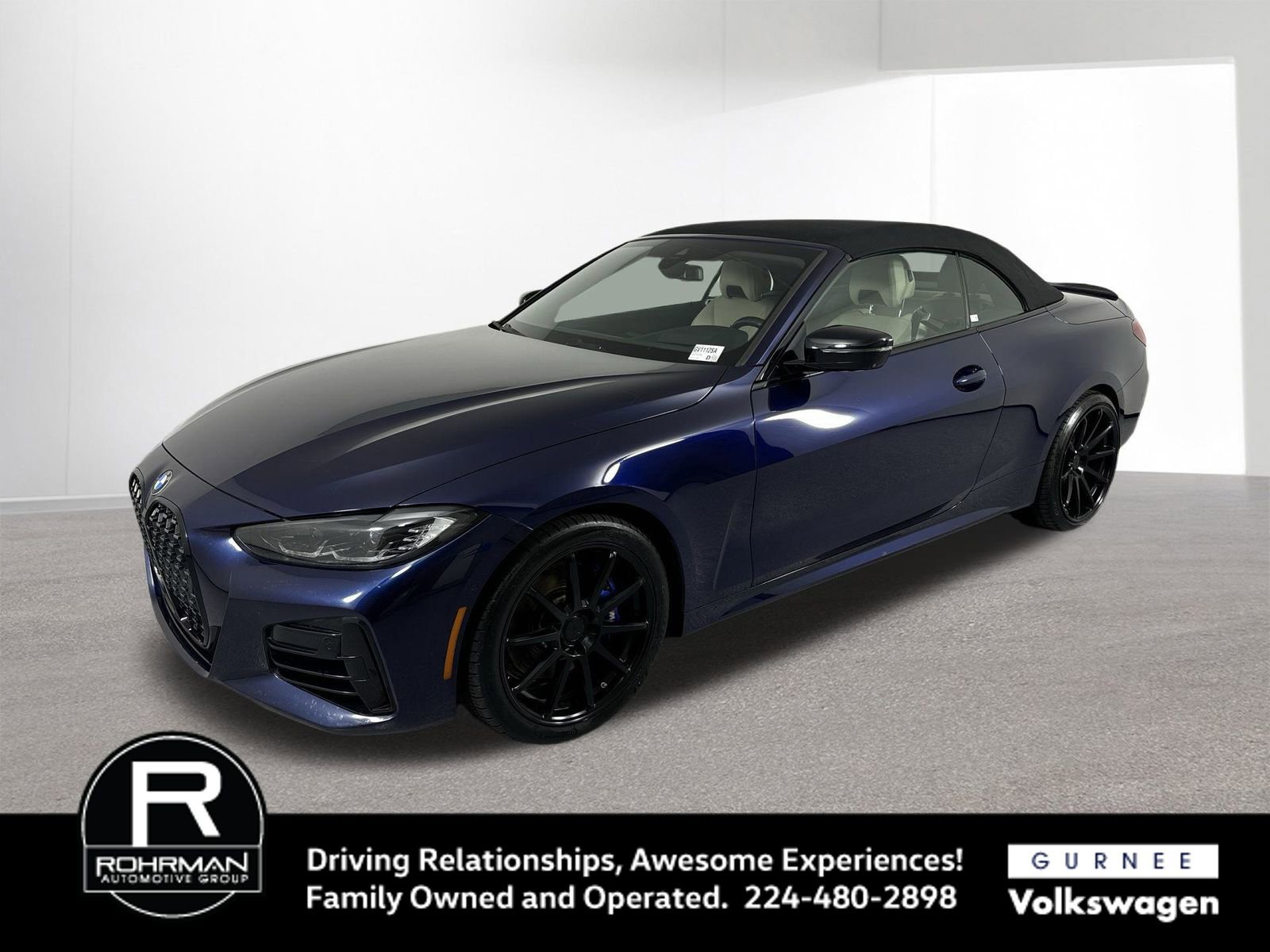 Used 2022 BMW 440i xDrive Convertible w/ Premium Package image 1