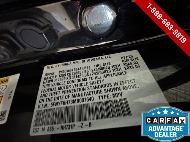 Used 2021 Honda Pilot Black Edition image 28