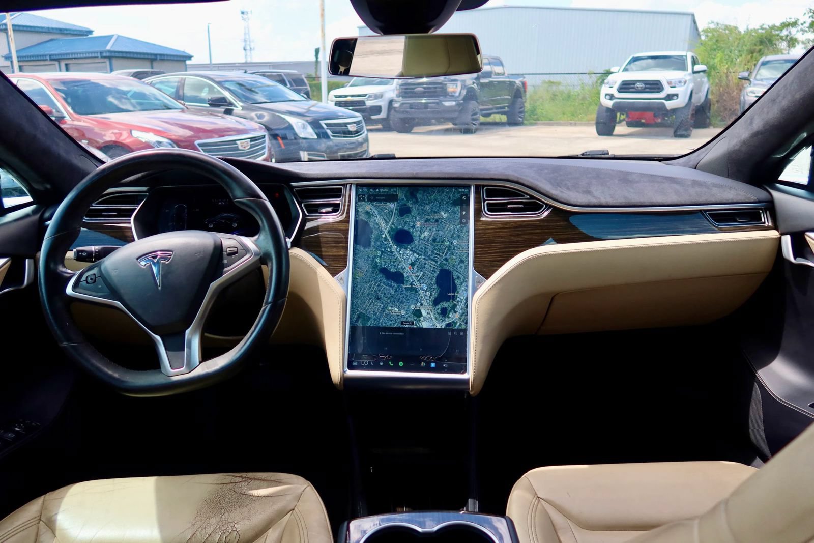 Used 2015 Tesla Model S 70D AWD/4WD image 9