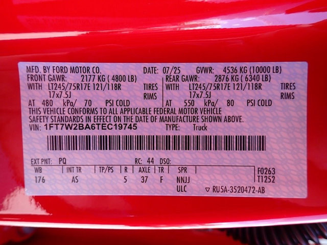 New 2026 Ford F250 XL w/ XL Driver Assist Package image 16