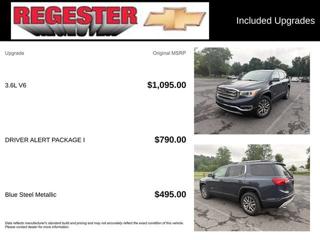 Used 2019 GMC Acadia SLE w/ Driver Alert Package I FWD image 5
