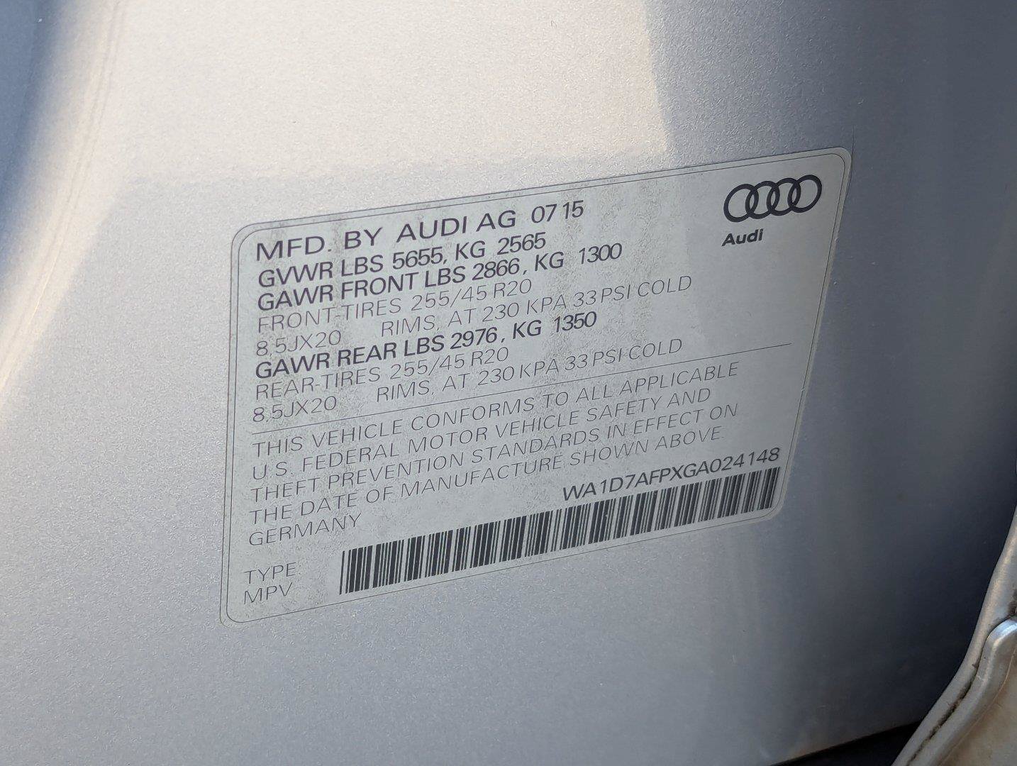 Used 2016 Audi Q5 3.0T Premium Plus w/ Technology Package AWD/4WD image 43