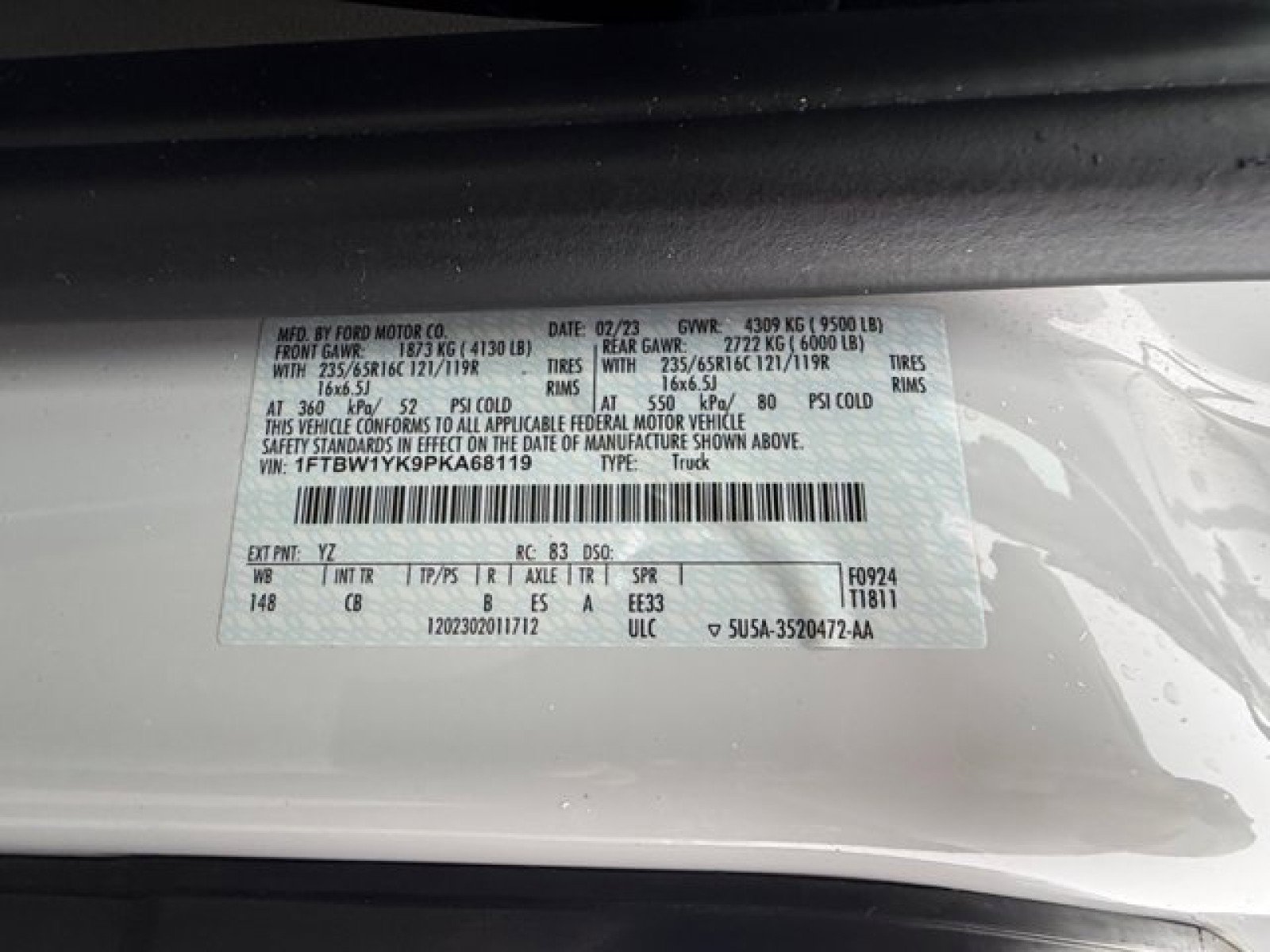 Used 2023 Ford E-Transit Low Roof image 19