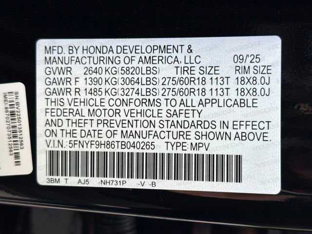 New 2026 Honda Passport TrailSport Elite image 17