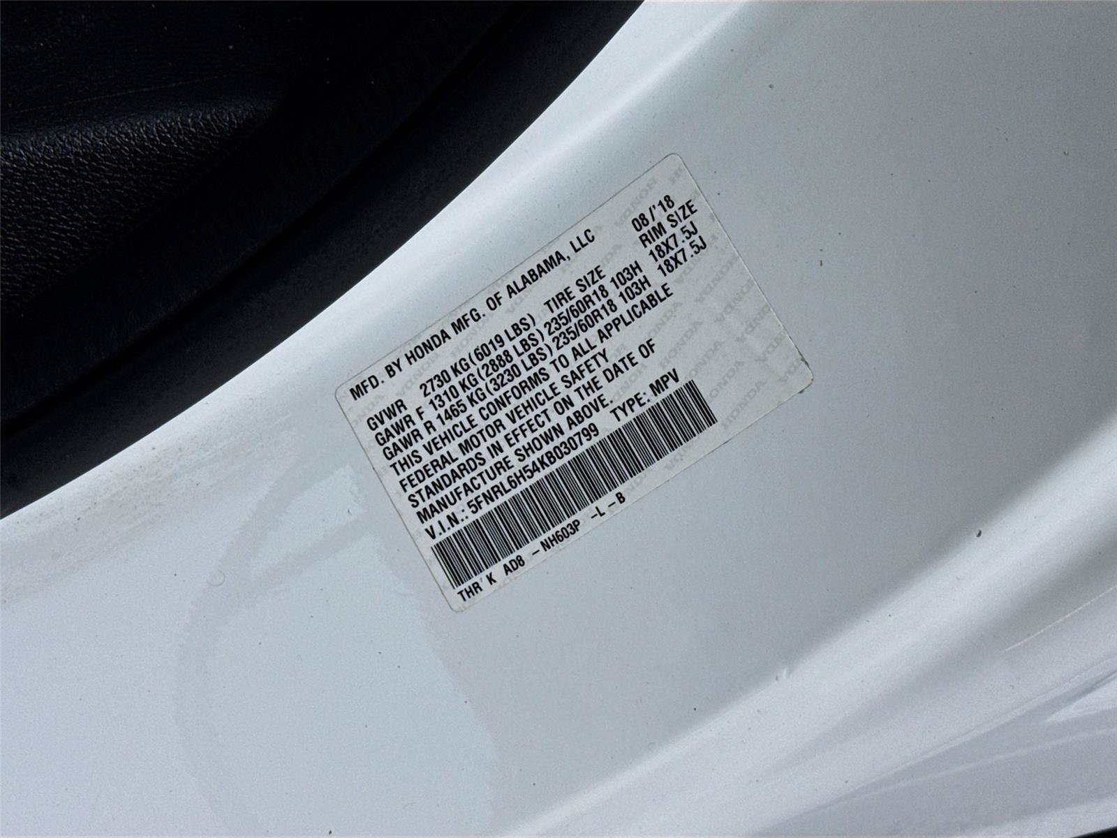 Used 2019 Honda Odyssey EX image 37