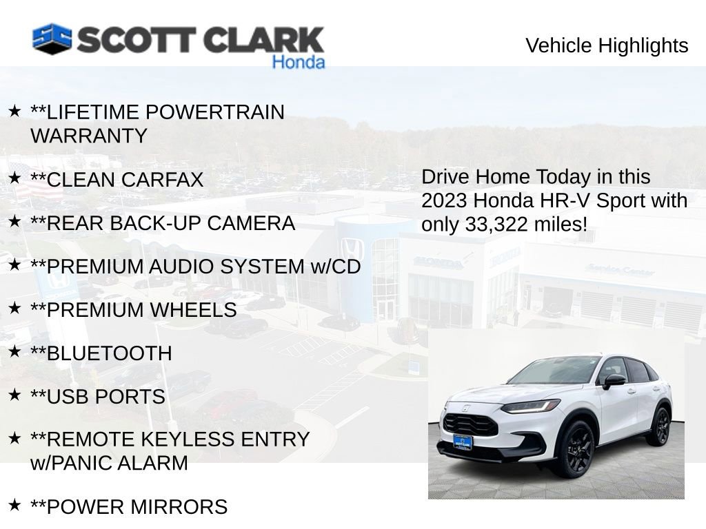 Used 2023 Honda HR-V Sport image 11