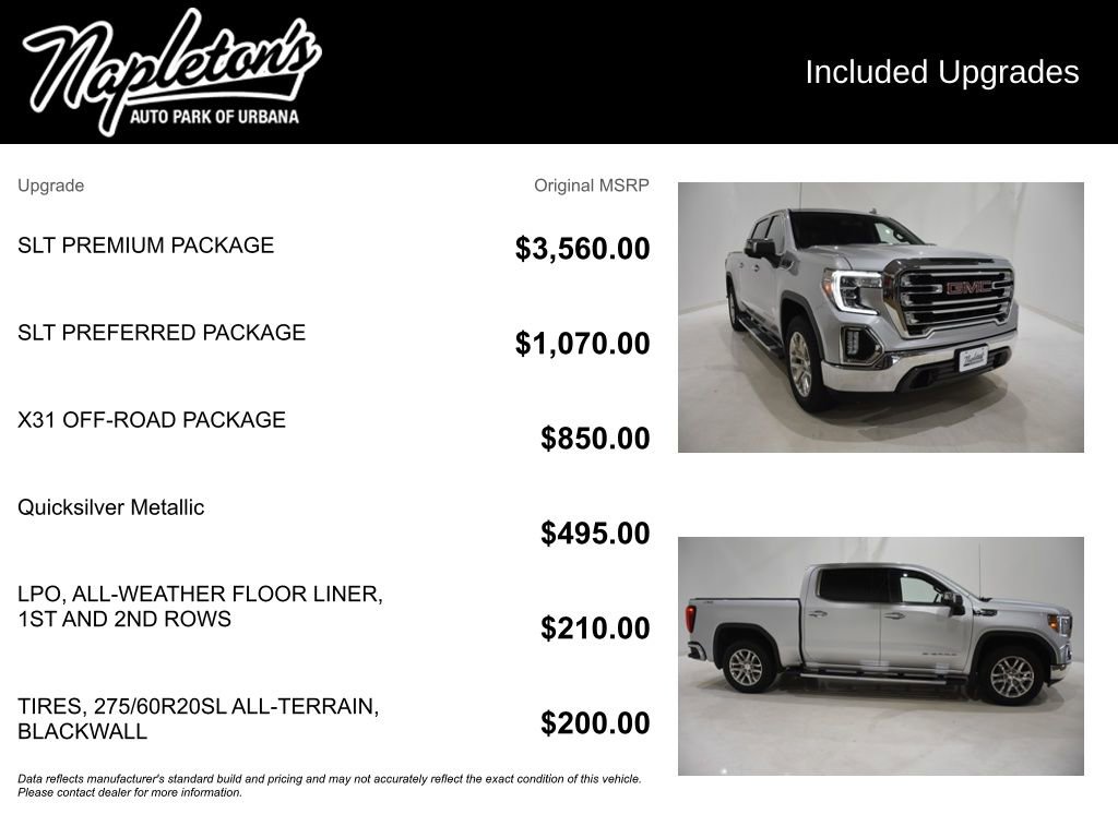 Used 2019 GMC Sierra 1500 SLT w/ SLT Premium Package image 27