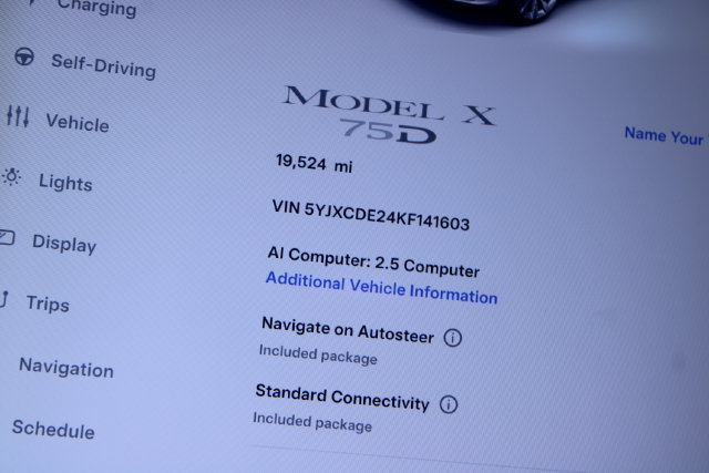 Used 2019 Tesla Model X 75D AWD/4WD image 16