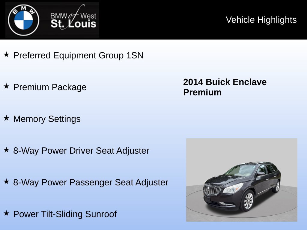 Used 2014 Buick Enclave Premium AWD/4WD image 8